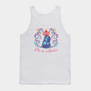 Decorated Female Dia de Muertos Tank Top